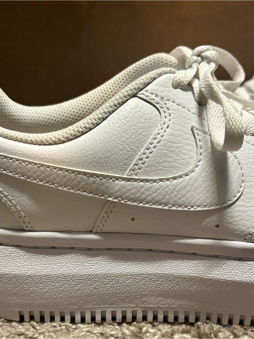 Nike Court Vision Alta LTR Triple White - Picture 6 of 8